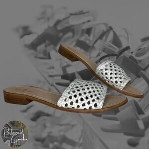 Kate Spade White Berlin Sandals - Size 10 - Women